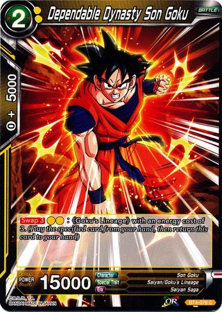 Dependable Dynasty Son Goku (BT4-078) [Colossal Warfare] | Odin's Place