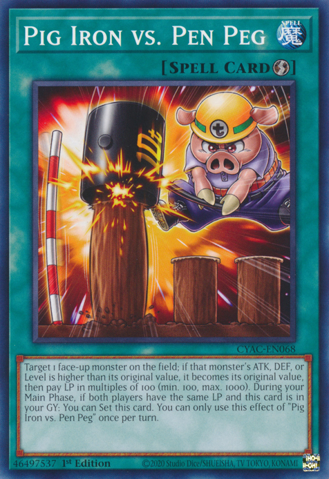Pig Iron vs. Pen Peg [CYAC-EN068] Common | Odin's Place