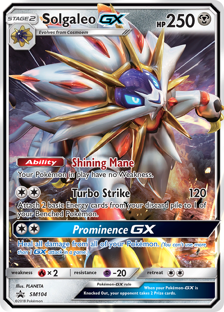 Solgaleo GX (SM104) [Sun & Moon: Black Star Promos] | Odin's Place