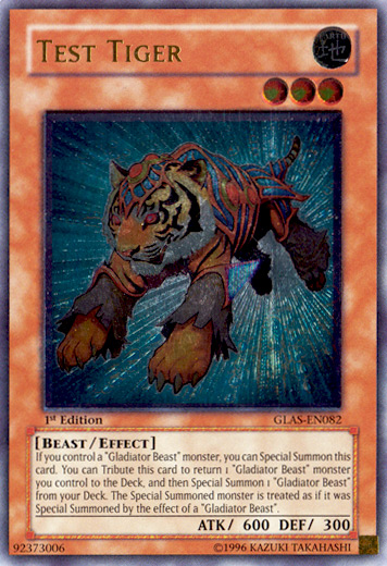 Test Tiger [GLAS-EN082] Ultimate Rare | Odin's Place
