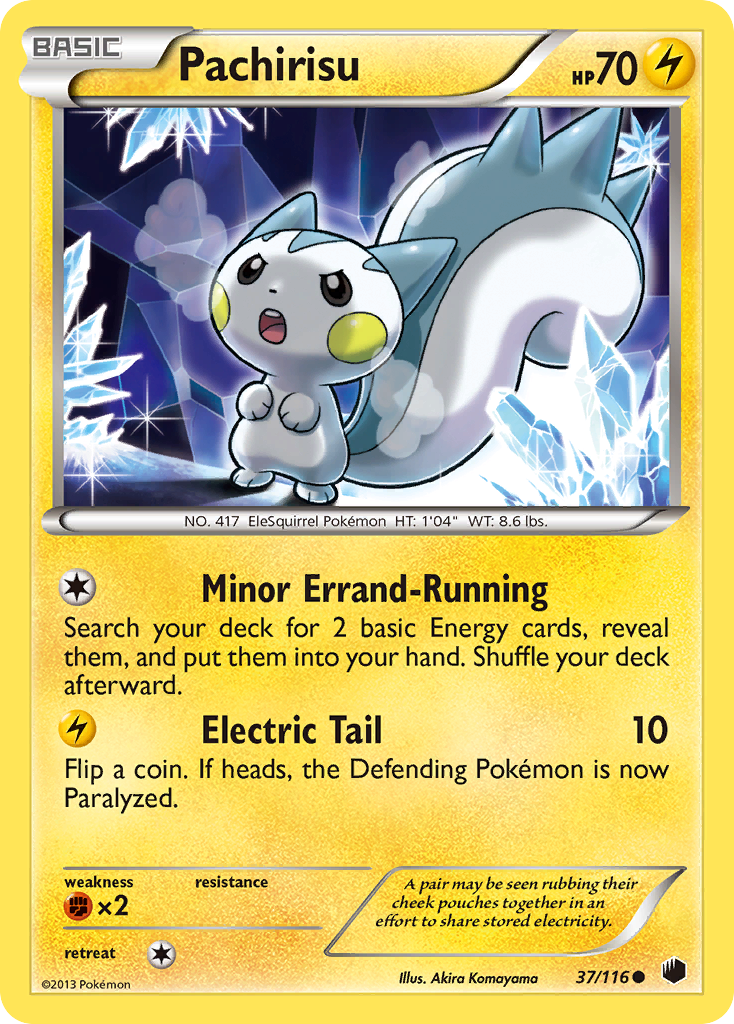Pachirisu (37/116) [Black & White: Plasma Freeze] | Odin's Place