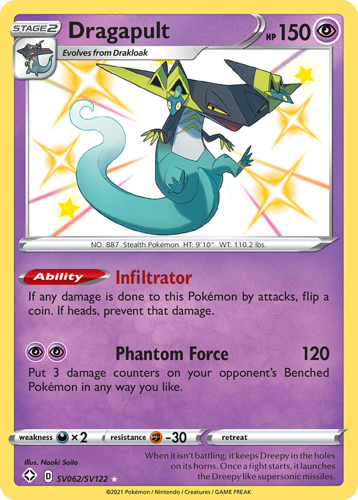 Dragapult (SV062/SV122) [Sword & Shield: Shining Fates] | Odin's Place