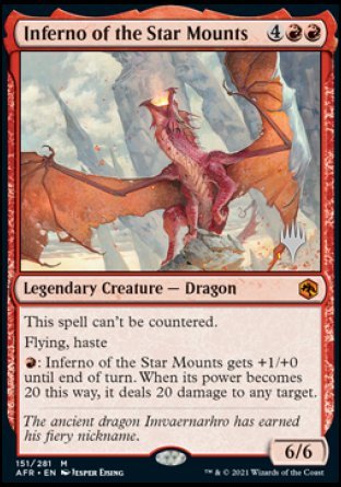 Inferno of the Star Mounts (Promo Pack) [Dungeons & Dragons: Adventures in the Forgotten Realms Promos] | Odin's Place