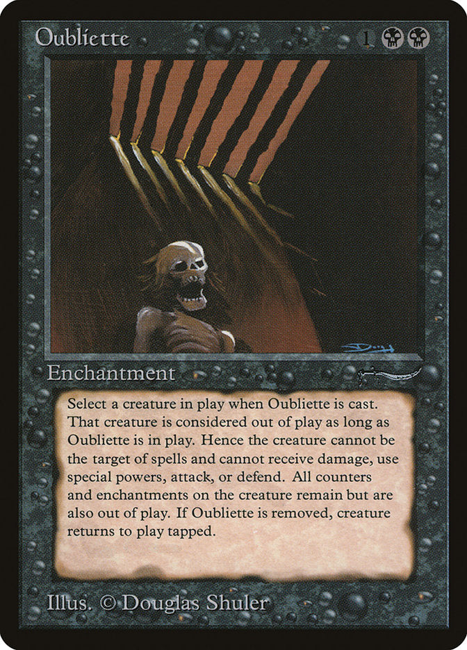 Oubliette (31) (Dark Mana Cost) [Arabian Nights] | Odin's Place