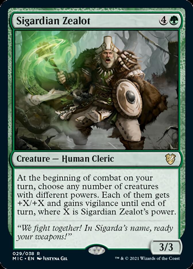Sigardian Zealot [Innistrad: Midnight Hunt Commander] | Odin's Place