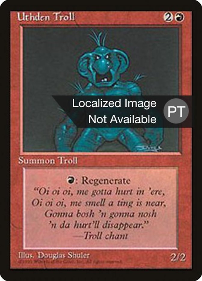 Uthden Troll [Fourth Edition (Foreign Black Border)] | Odin's Place