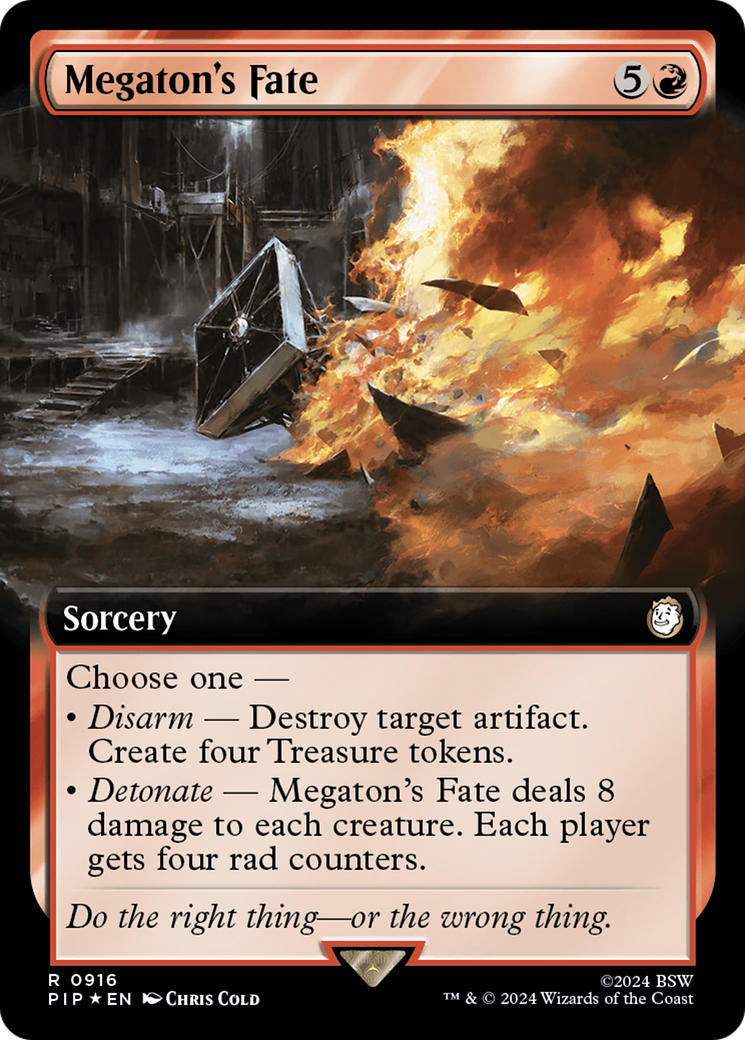 Megaton's Fate (Extended Art) (Surge Foil) [Fallout] | Odin's Place