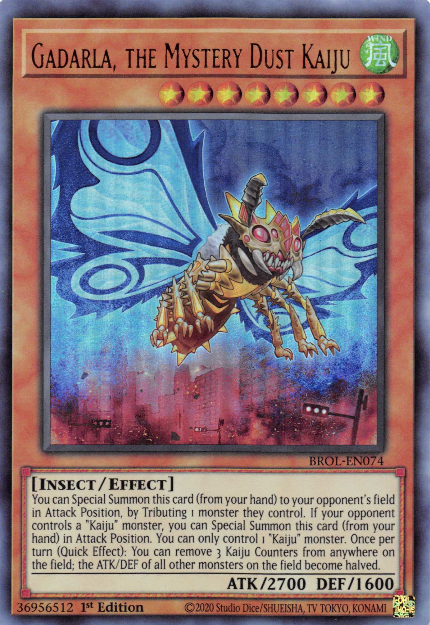 Gadarla, the Mystery Dust Kaiju [BROL-EN074] Ultra Rare | Odin's Place