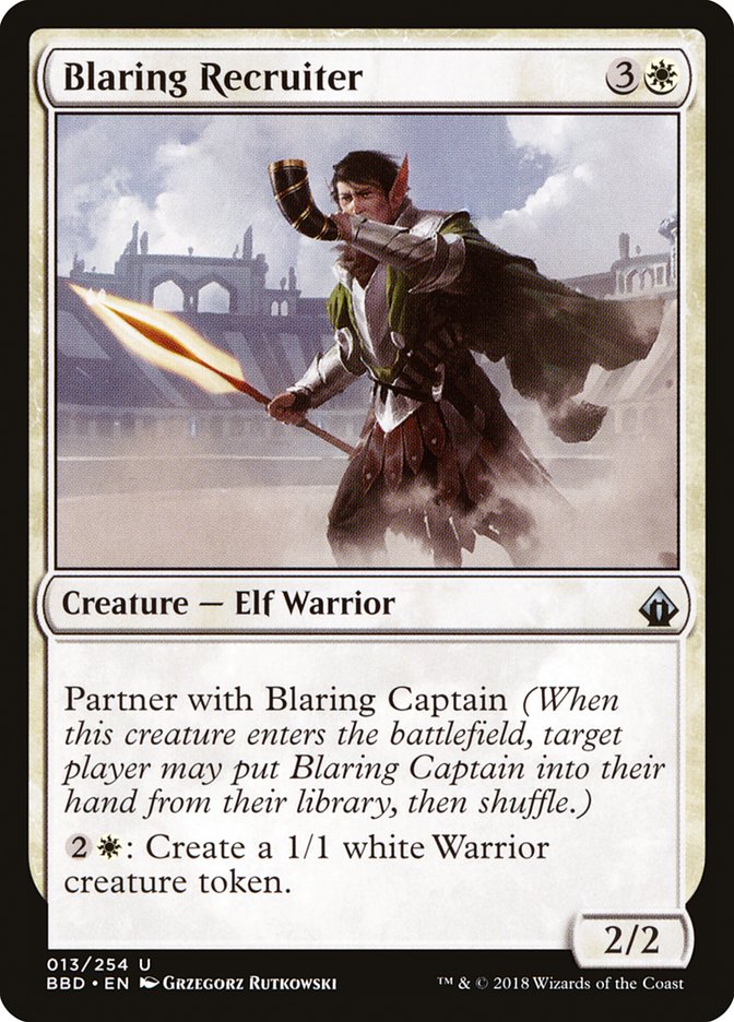 Blaring Recruiter (13) [Battlebond] | Odin's Place