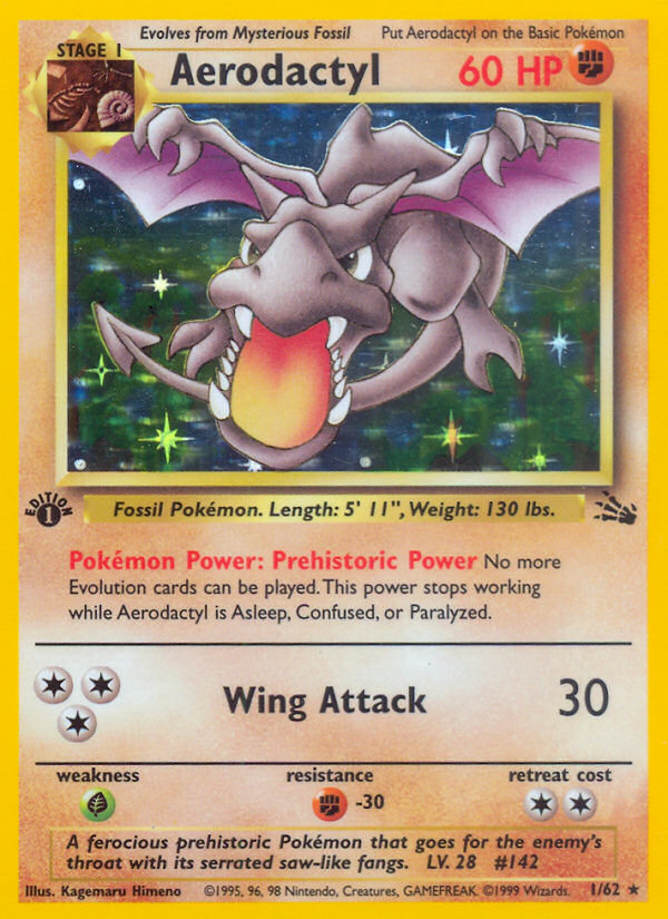 Aerodactyl (1/62) [Fossil 1st Edition] | Odin's Place