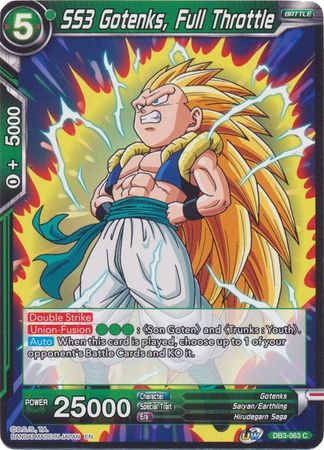 SS3 Gotenks, Full Throttle (DB3-063) [Giant Force] | Odin's Place