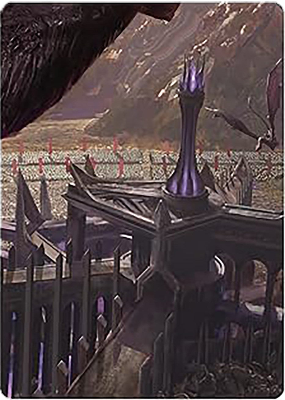 Minas Morgul, Dark Fortress Art Card [The Lord of the Rings: Tales of Middle-earth Art Series] | Odin's Place