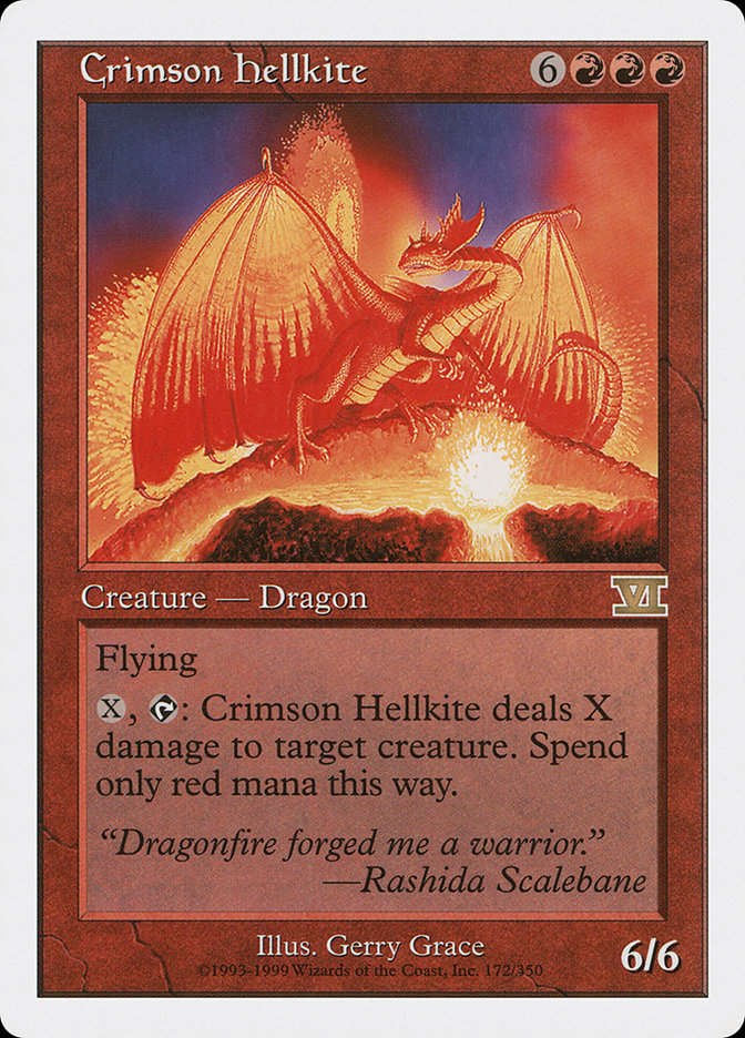 Crimson Hellkite (172) [Classic Sixth Edition] | Odin's Place