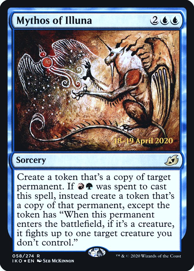 Mythos of Illuna [Ikoria: Lair of Behemoths Prerelease Promos] | Odin's Place