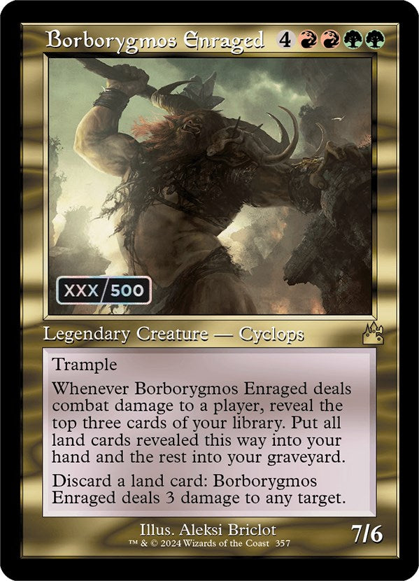 Borborygmos Enraged (Retro) (Serialized) [Ravnica Remastered] | Odin's Place