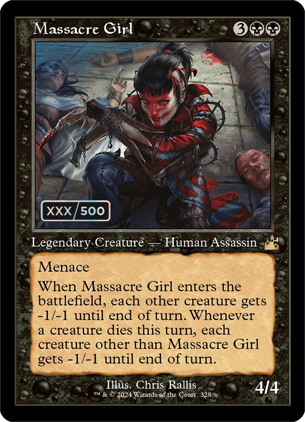 Massacre Girl (Retro) (Serialized) [Ravnica Remastered] | Odin's Place
