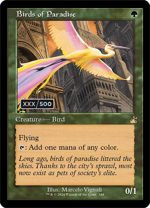 Birds of Paradise (Retro) (Serialized) [Ravnica Remastered] | Odin's Place