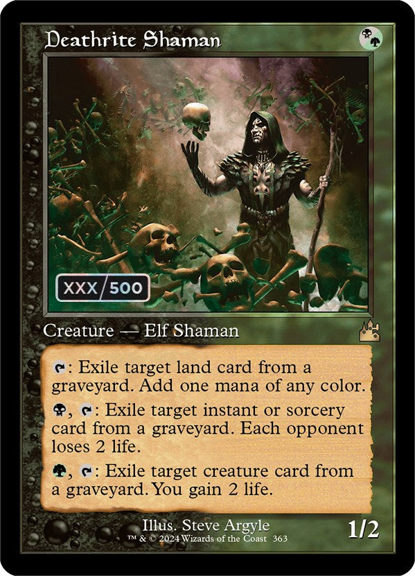 Deathrite Shaman (Retro) (Serialized) [Ravnica Remastered] | Odin's Place