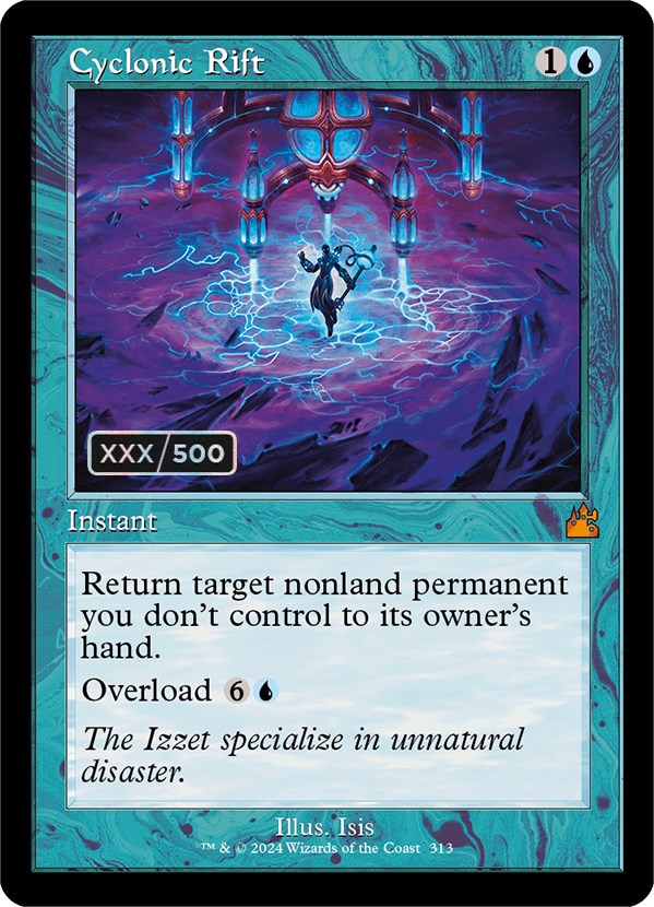 Cyclonic Rift (Retro) (Serialized) [Ravnica Remastered] | Odin's Place