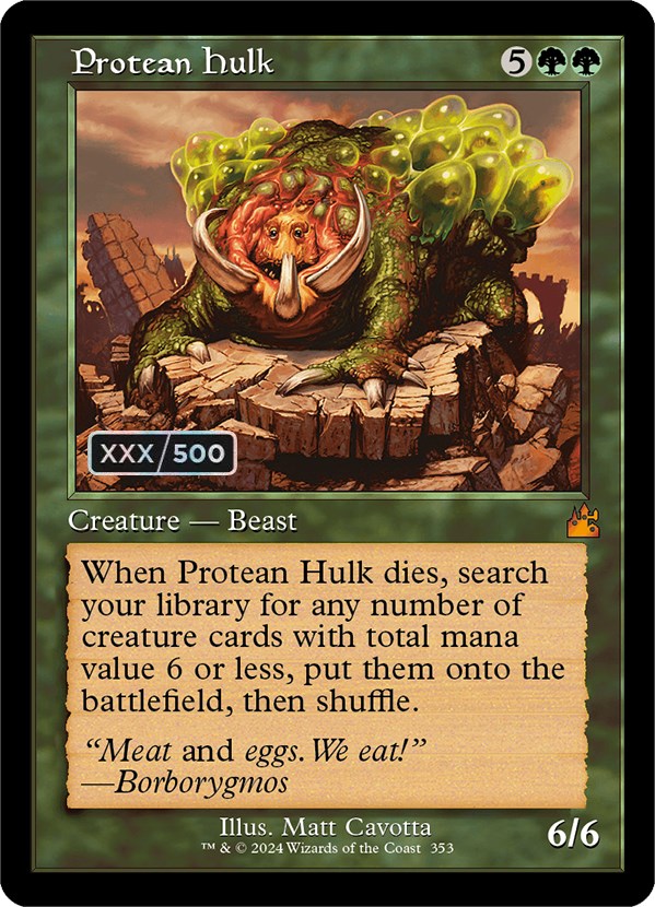 Protean Hulk (Retro) (Serialized) [Ravnica Remastered] | Odin's Place