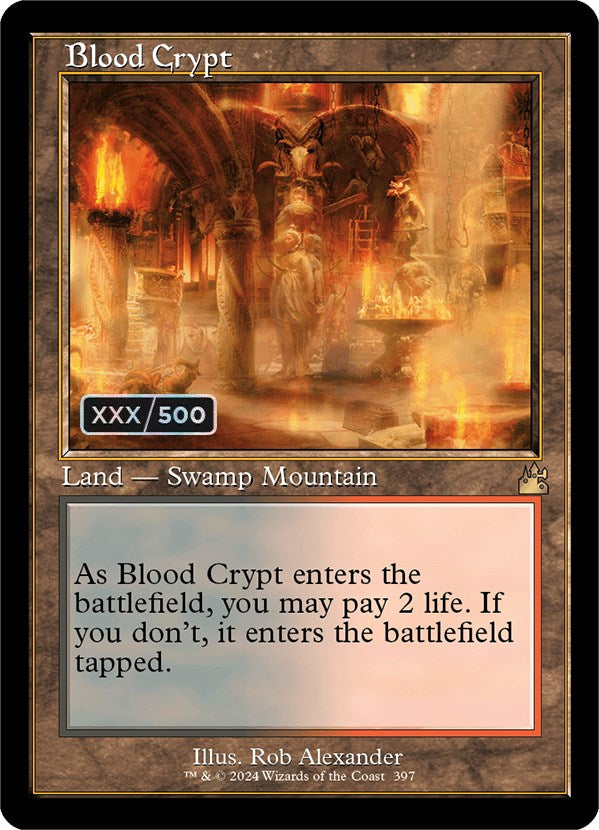 Blood Crypt (Retro) (Serialized) [Ravnica Remastered] | Odin's Place