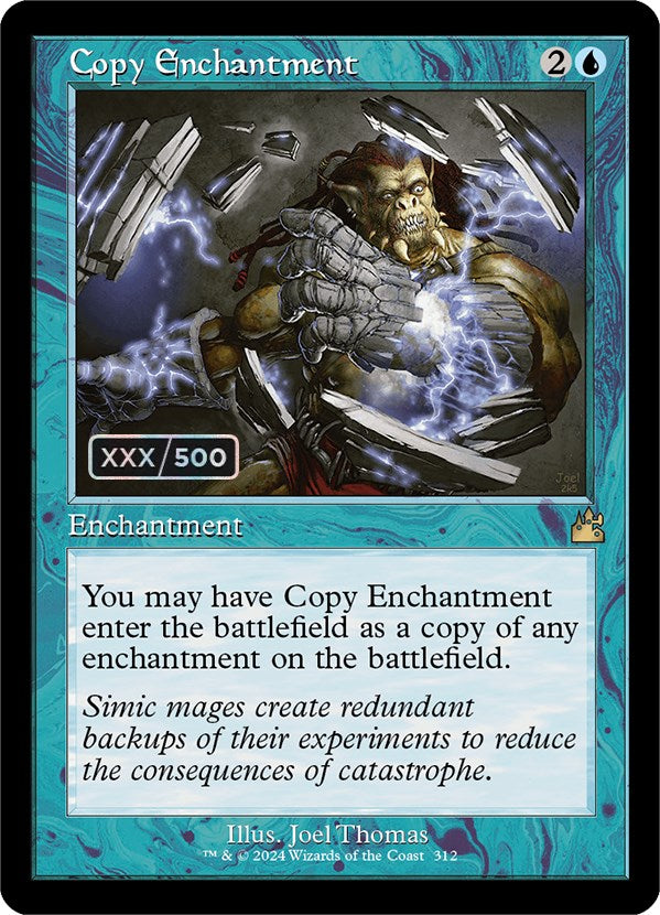 Copy Enchantment (Retro) (Serialized) [Ravnica Remastered] | Odin's Place