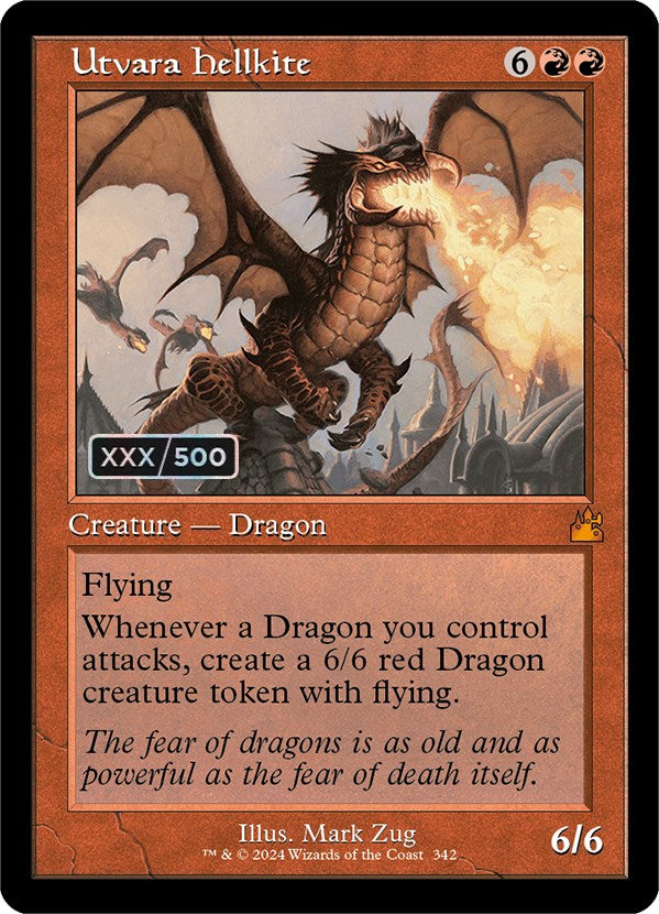 Utvara Hellkite (Retro) (Serialized) [Ravnica Remastered] | Odin's Place