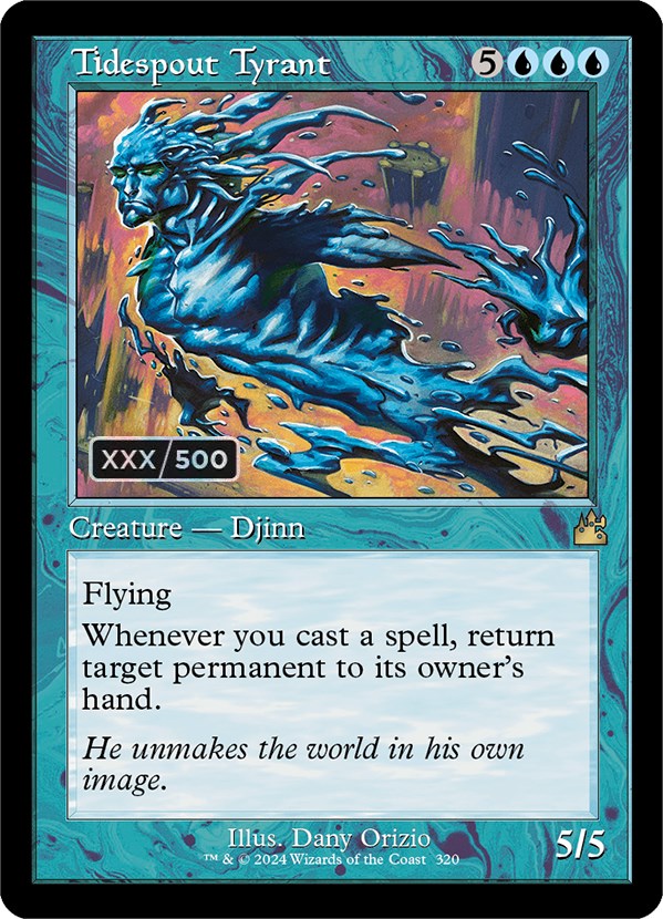 Tidespout Tyrant (Retro) (Serialized) [Ravnica Remastered] | Odin's Place