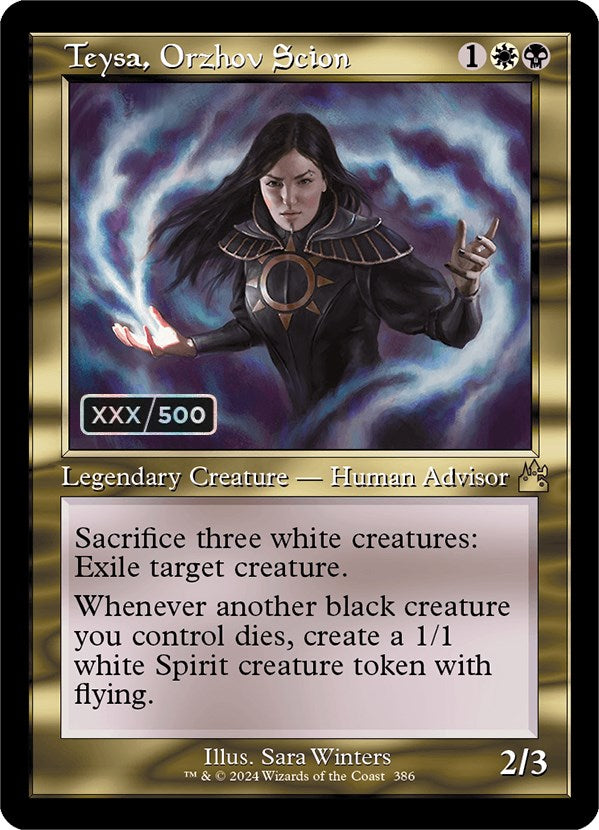 Teysa, Orzhov Scion (Retro) (Serialized) [Ravnica Remastered] | Odin's Place