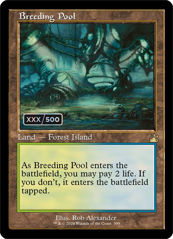 Breeding Pool (Retro) (Serialized) [Ravnica Remastered] | Odin's Place