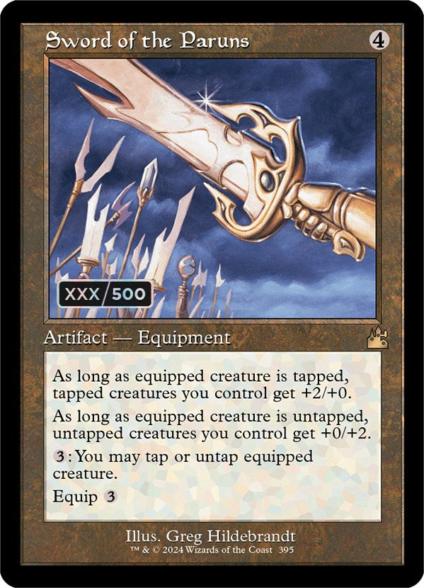 Sword of the Paruns (Retro) (Serialized) [Ravnica Remastered] | Odin's Place