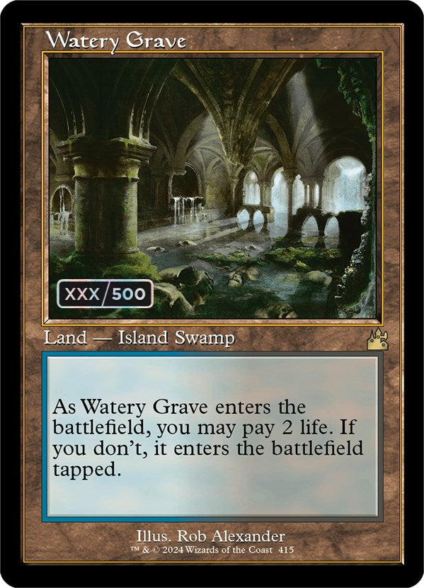 Watery Grave (Retro) (Serialized) [Ravnica Remastered] | Odin's Place