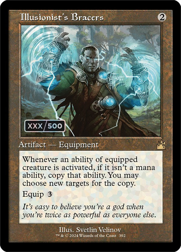 Illusionist's Bracers (Retro) (Serialized) [Ravnica Remastered] | Odin's Place