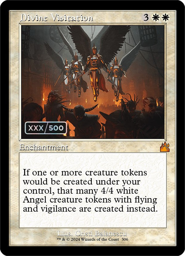 Divine Visitation (Retro) (Serialized) [Ravnica Remastered] | Odin's Place
