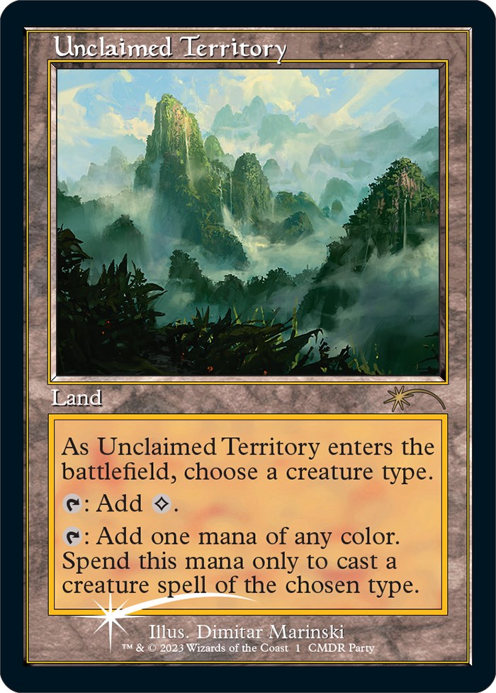 Unclaimed Territory (Retro) [Wizards Play Network 2023] | Odin's Place
