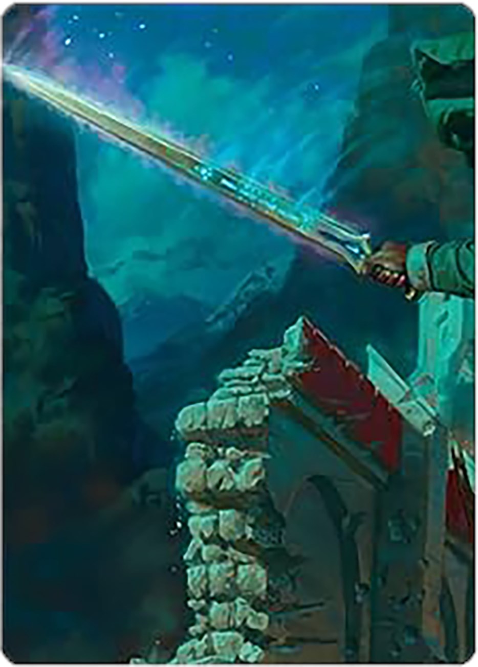 Anduril, Narsil Reforged Art Card [The Lord of the Rings: Tales of Middle-earth Art Series] | Odin's Place