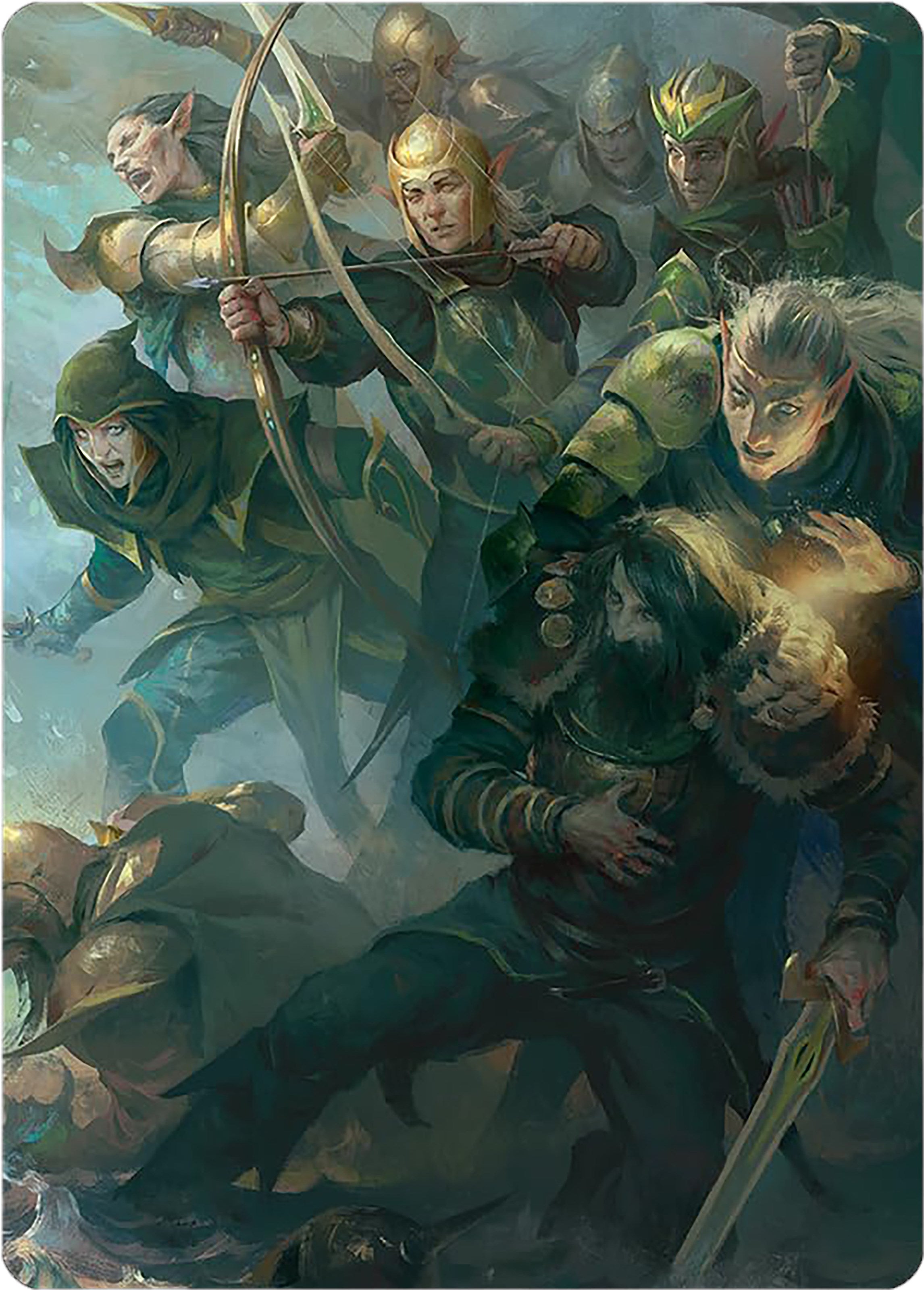 Galadhrim Brigade Art Card [The Lord of the Rings: Tales of Middle-earth Art Series] | Odin's Place