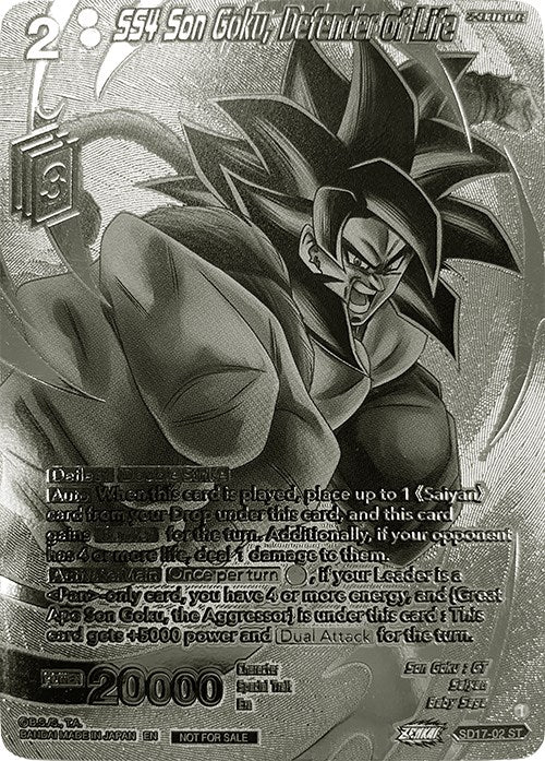 SS4 Son Goku, Defender of Life (2023 Offline Regionals Silver Print) (SD17-02) [Promotion Cards] | Odin's Place
