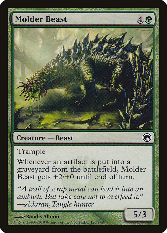 Molder Beast (125) [Scars of Mirrodin] | Odin's Place
