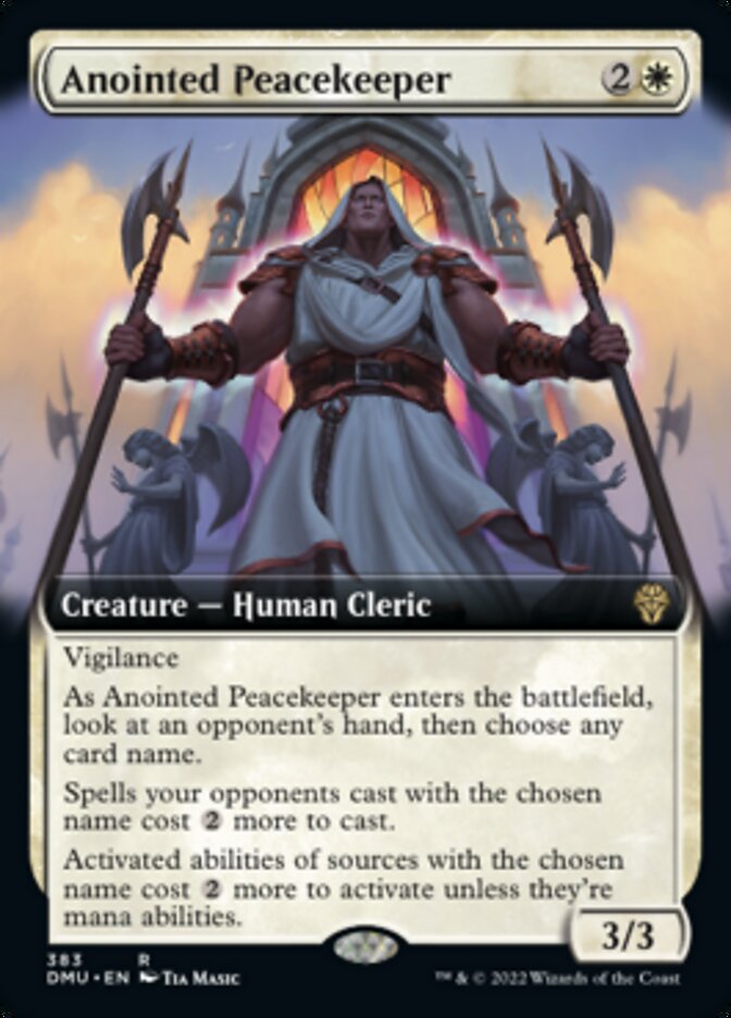 Anointed Peacekeeper (Extended Art) [Dominaria United] | Odin's Place