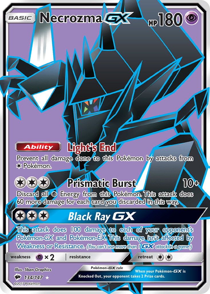 Necrozma GX (134/147) [Sun & Moon: Burning Shadows] | Odin's Place