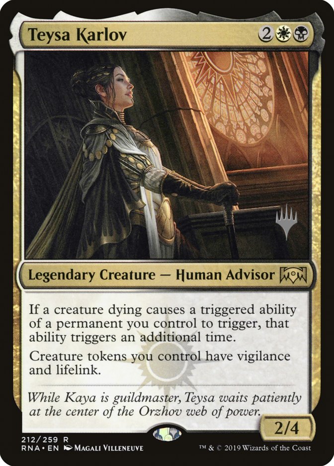 Teysa Karlov (Promo Pack) [Ravnica Allegiance Promos] | Odin's Place