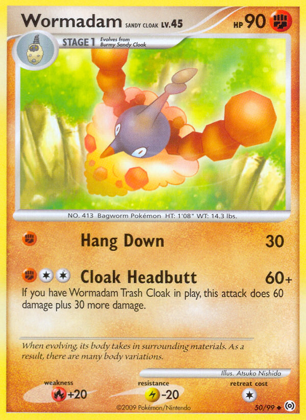 Wormadam Sandy Cloak (50/99) [Platinum: Arceus] | Odin's Place