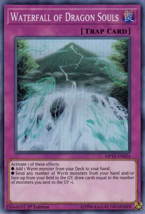 Waterfall of Dragon Souls [MP18-EN024] Super Rare | Odin's Place