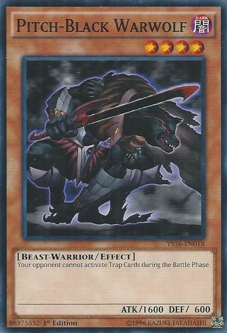 Pitch-Black Warwolf [YS16-EN018] Common | Odin's Place