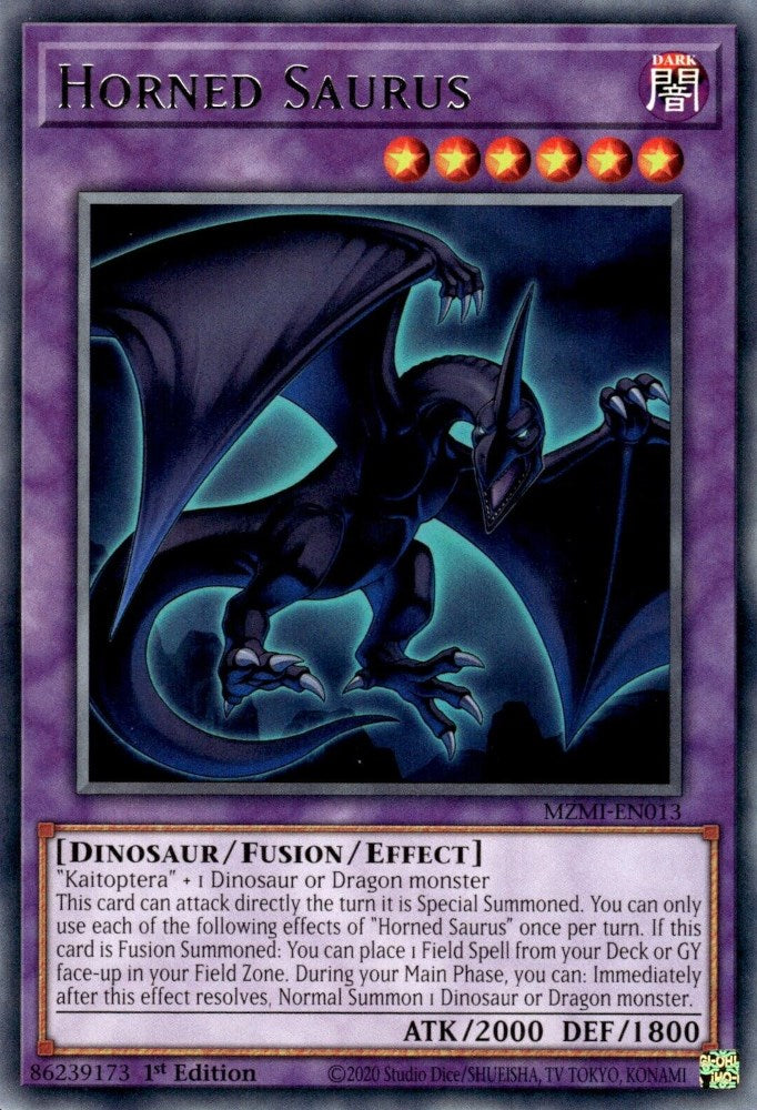Horned Saurus [MZMI-EN013] Rare | Odin's Place
