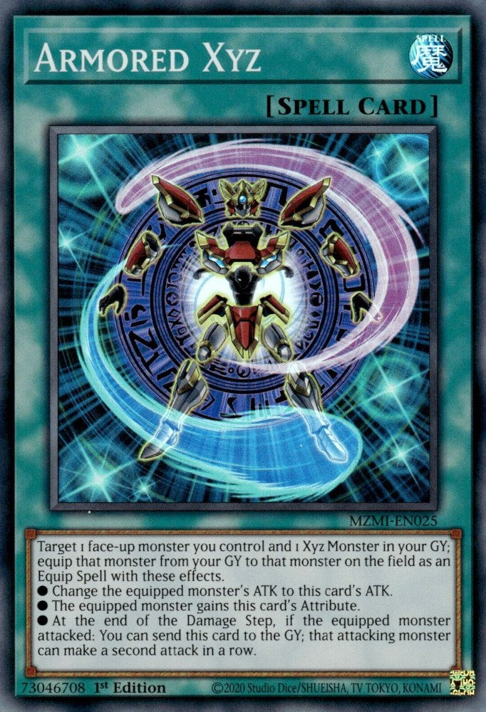 Armored Xyz [MZMI-EN025] Super Rare | Odin's Place