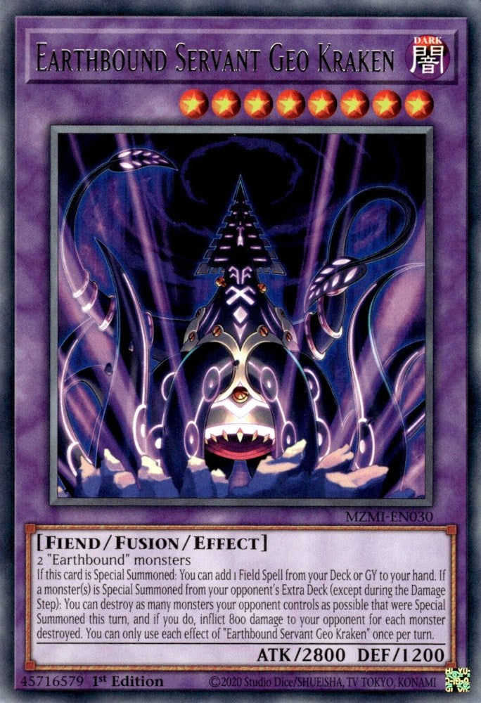 Earthbound Servant Geo Kraken [MZMI-EN030] Rare | Odin's Place