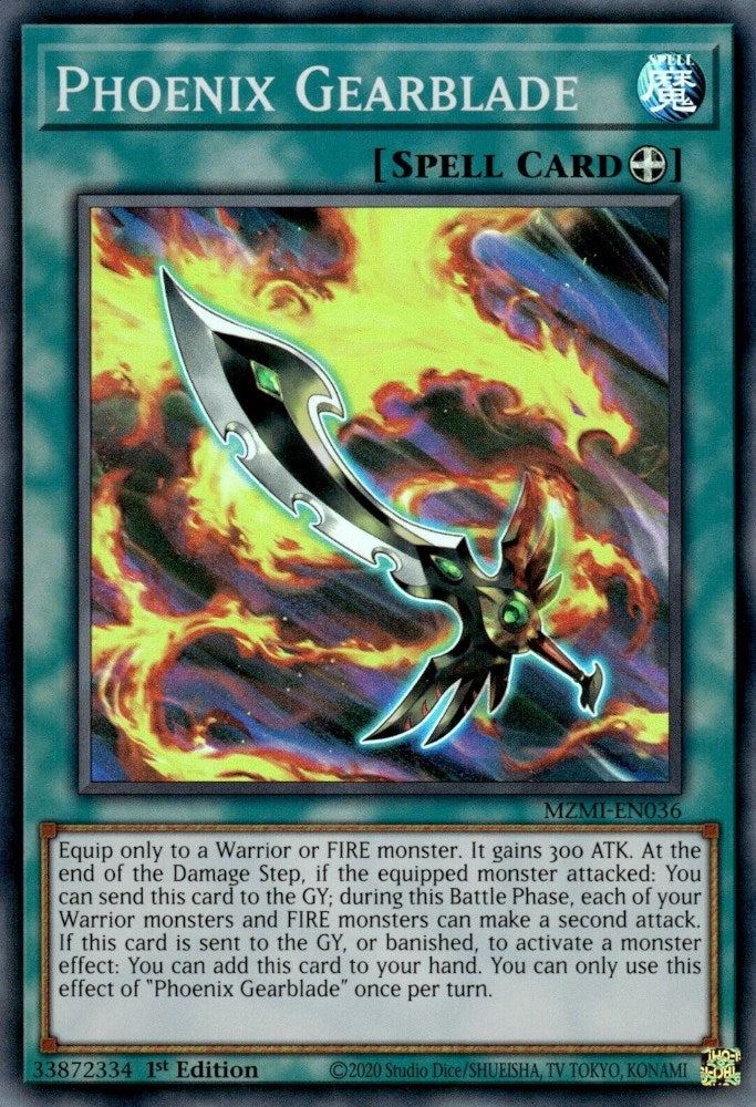 Phoenix Gearblade [MZMI-EN036] Super Rare | Odin's Place