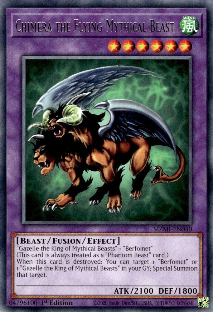 Chimera the Flying Mythical Beast [MZMI-EN040] Rare | Odin's Place